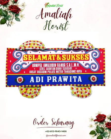 Papan Bunga Ucapan Selamat Sulaiman